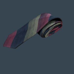 Vintage Superba Focus Kodel Washable Striped Tie 54.5" Long 100% Polyester